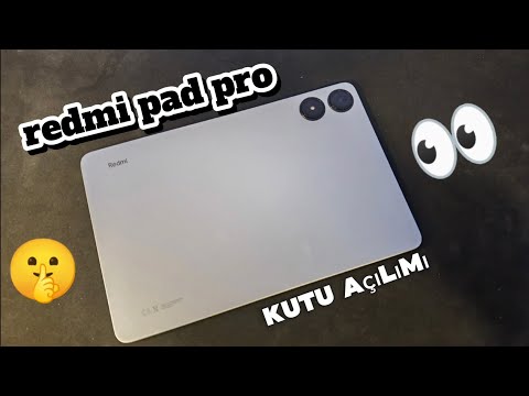 redmi pad pro kutu açılımı