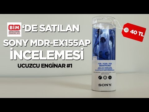 BİM&#039;de satılan Sony MDR-EX155AP kulaklık - Ucuzcu Enginar #1