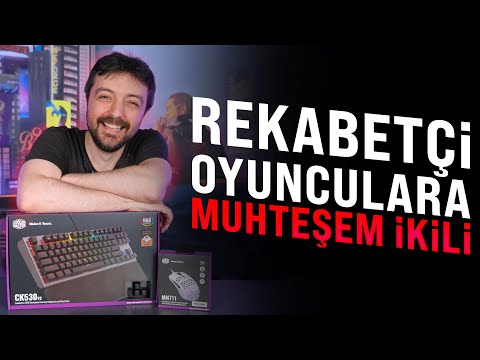 REKABETÇİ OYUNCULARA MUHTEŞEM İKİLİ! | COOLER MASTER CK530 V2 - MM711 w/ @OrhunKayaalp