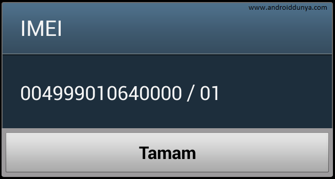 Bu yazımızda IMEI numarasından