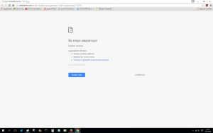 ‘Bu Siteye Ulaşılamıyor’ Yazısının Nedeni