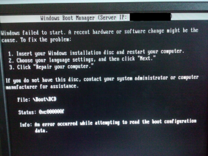 Windows Boot Manager Hatası ve Çözümü!