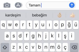 iPhone Klavye Sözcüğünü Temizleme İşlemi