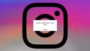 Instagram Bilinmeyen Ağ Hatası