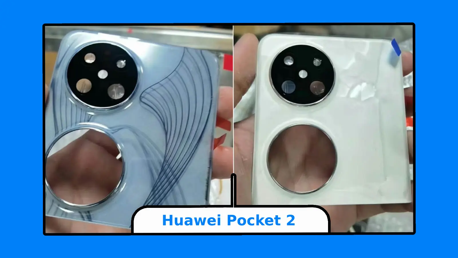 Huawei Pocket 2 Arka Kamera Kapakları
