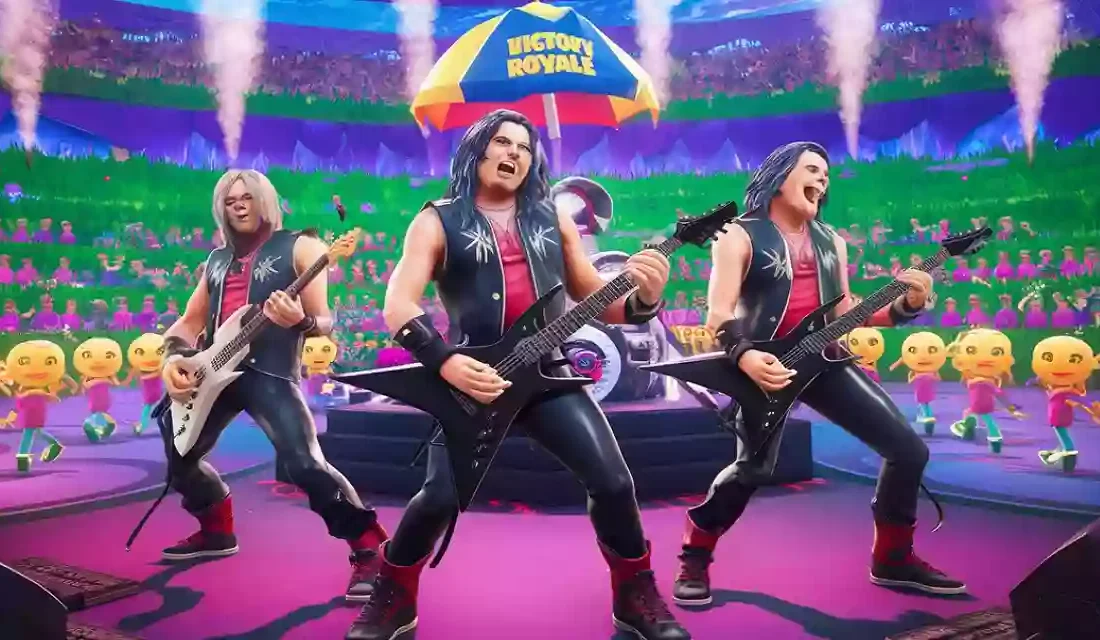 Rock grubu Fortnite üzerinde