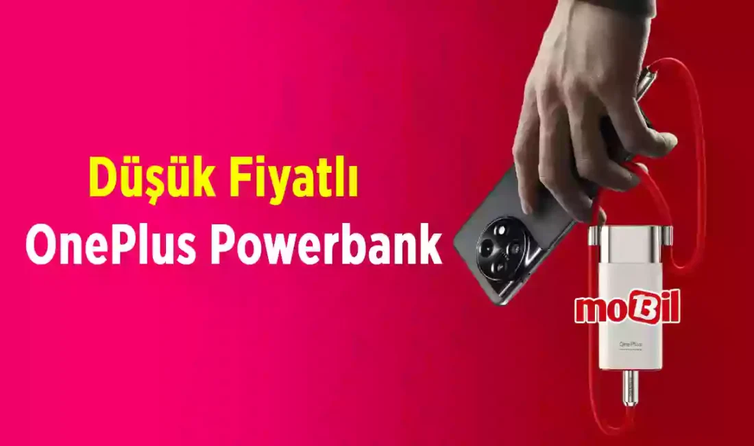 OnePlus powerbank tanıtımını gerçekleştirdi.