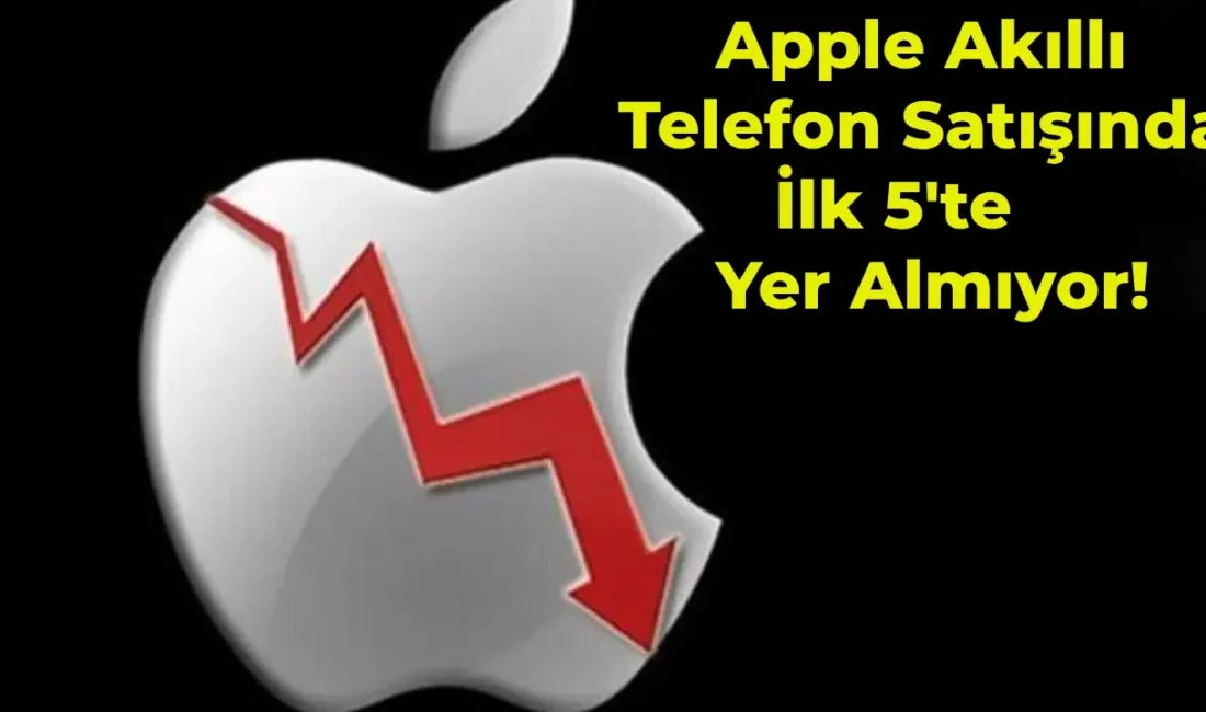 Apple için Üzen Haber: Akıllı Telefon Sıralamasında İlk 5’te Yer Almıyor!