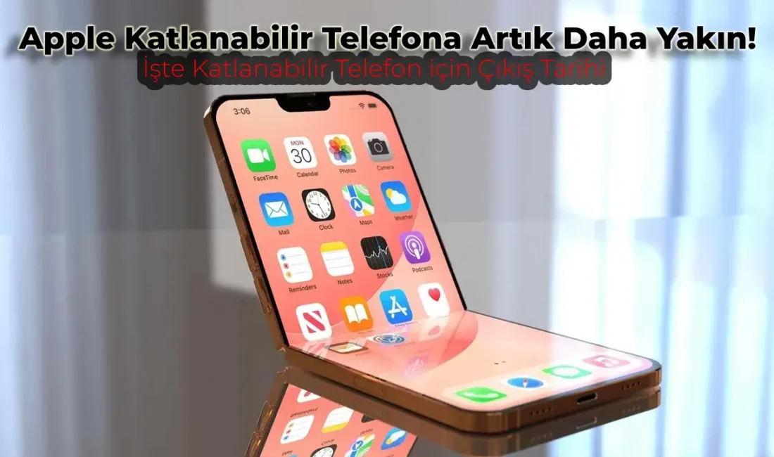 Katlanabilir iPhone ekranının bükülebileceği