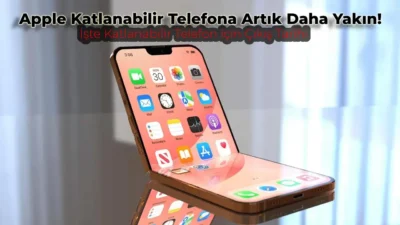 Katlanabilir iPhone ekranının bükülebileceği alanlarda daha ince bir tasarımla kullanıcıları