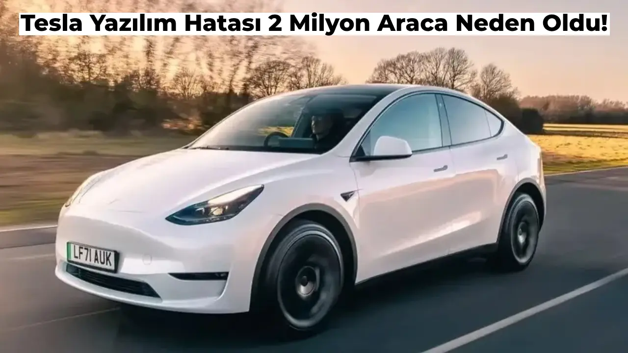 Beyaz Tesla Otomobil