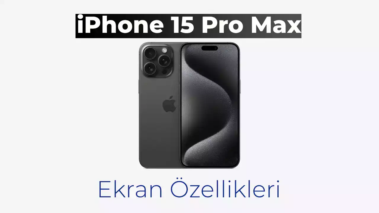 Koyu Gri iPhone 15 Pro Max