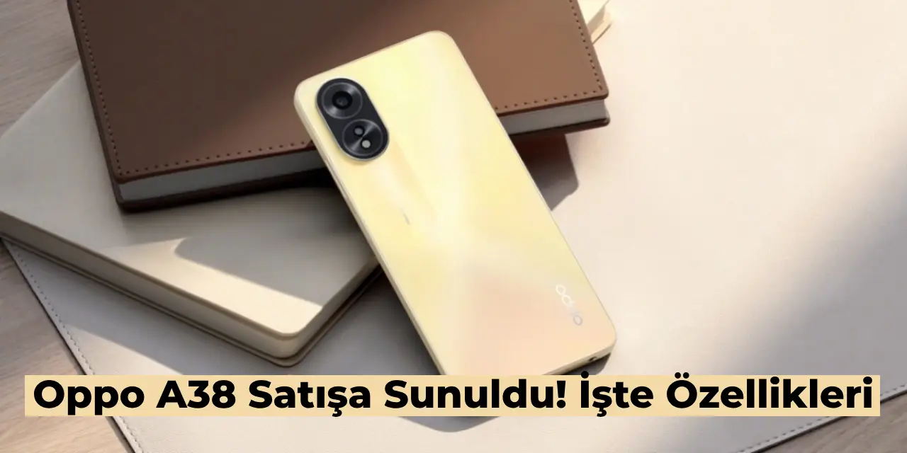 Sarı Oppo A38 Telefonu