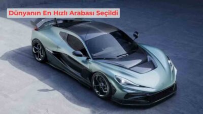 Dünyanın en hızlı elektrikli aracı belli oldu. Rimac Nevera R