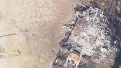 Tesla tarafından elektrikli tır Semi, yaptığı kaza sonrasında yanmaya başladı.