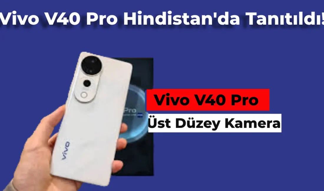 Yapılan etkinlikle Vivo V40