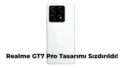 Telefon kullanıcıları tarafından merak edilen Realme GT7 Pro tasarımı sızdırıldı