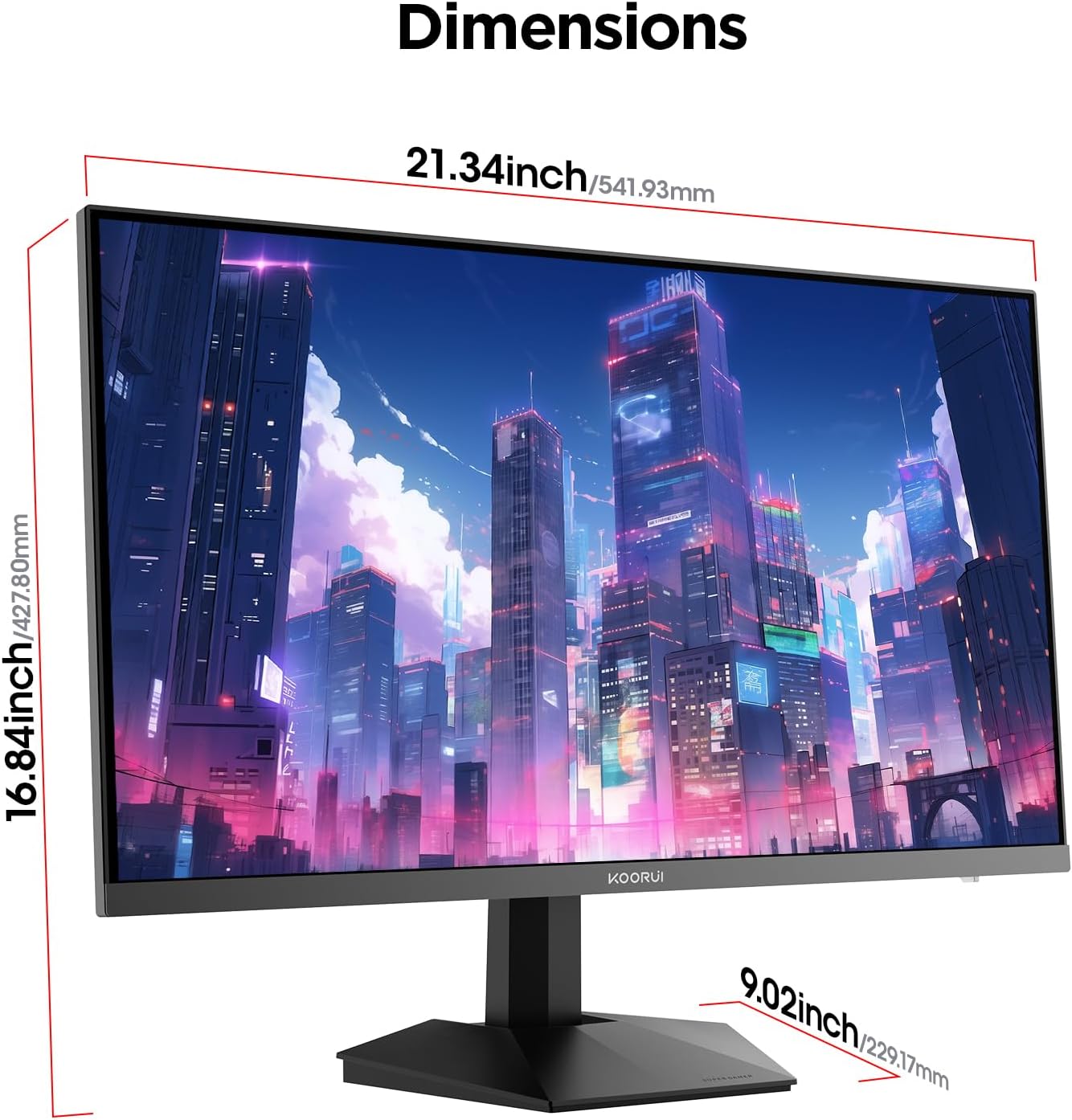 Koorui G2421V Monitör