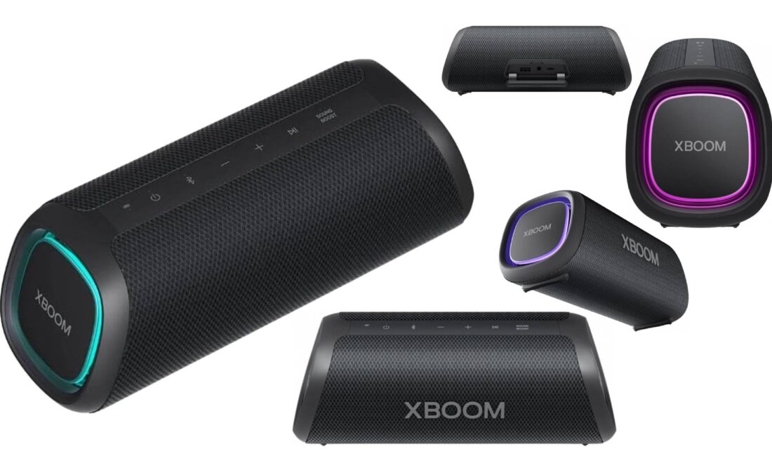 LG XBoom Go XG7QBK, 40W gücünde, suya ve toza dayanıklı