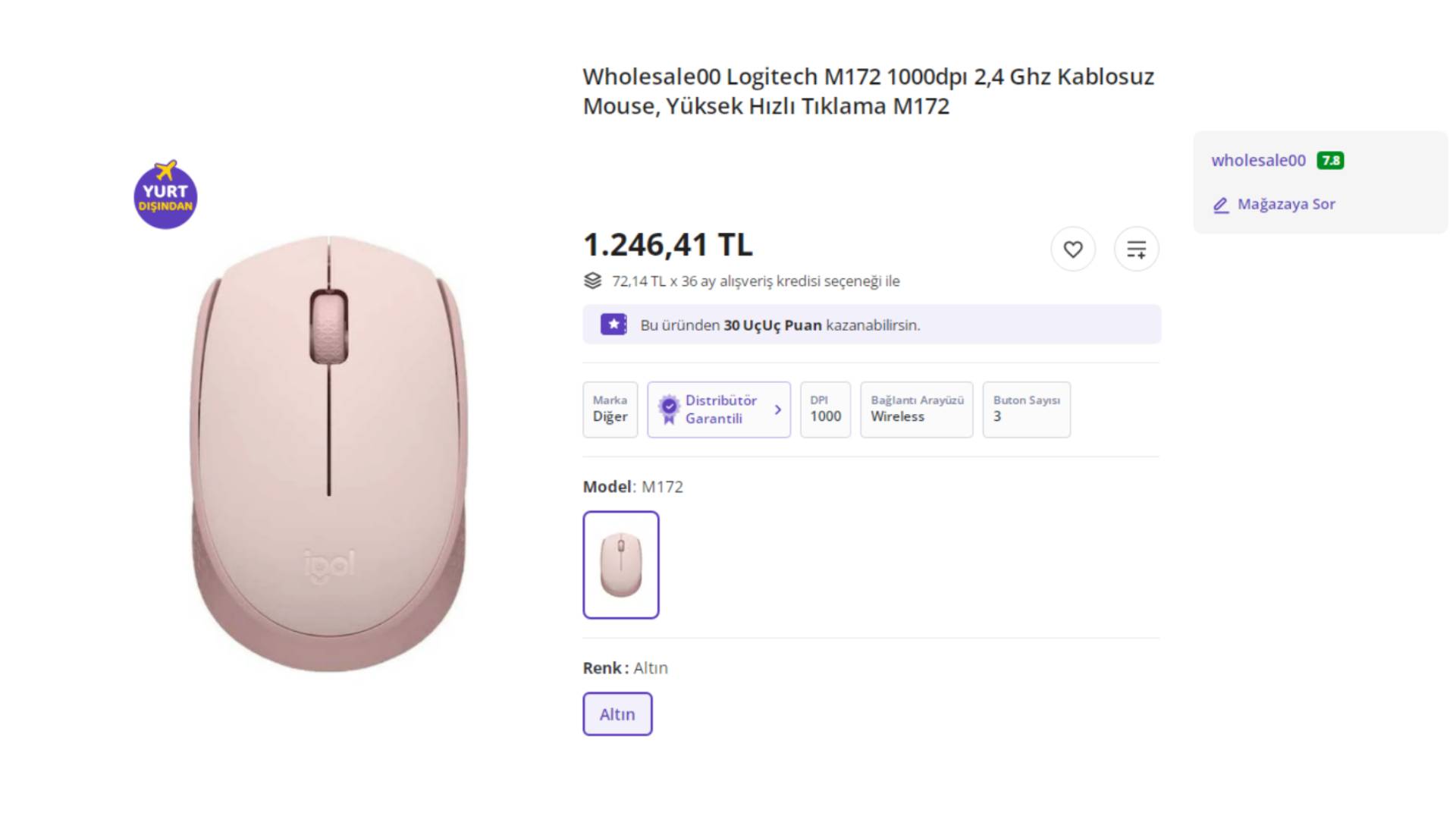 Logitech M172 Mouse Fiyatı N11