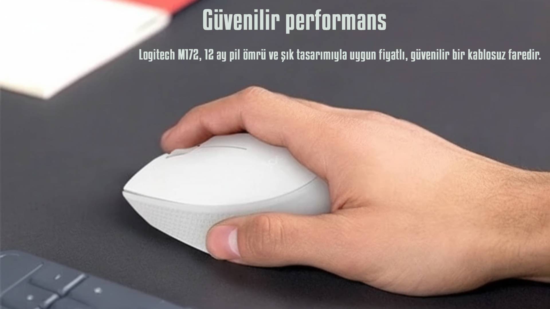 Logitech M172 Mouse Pil Ömrü