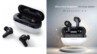 Moodix KI23K50 Tam Kablosuz Kulaklık, Bluetooth 5.3 ile stabil bağlantı,