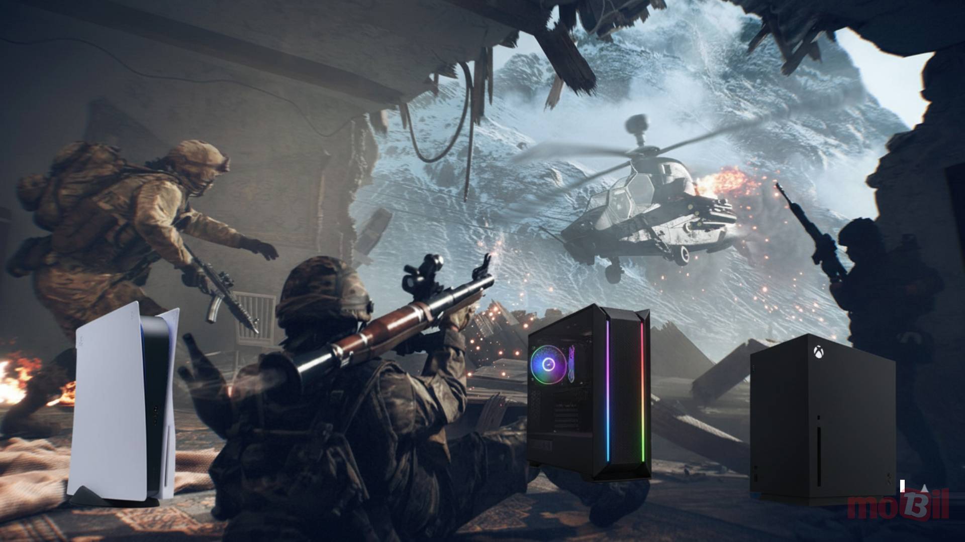 Battlefield 6, PC, PS5 ve Xbox Series X/S konsol cihazları