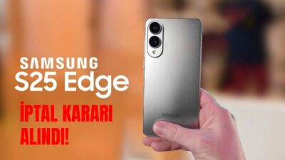 Samsung Edge serisi için iptal kararı aldı! Galaxy S25 Edge serisi düşük satışları yüzünden iptal kararı alındı.
