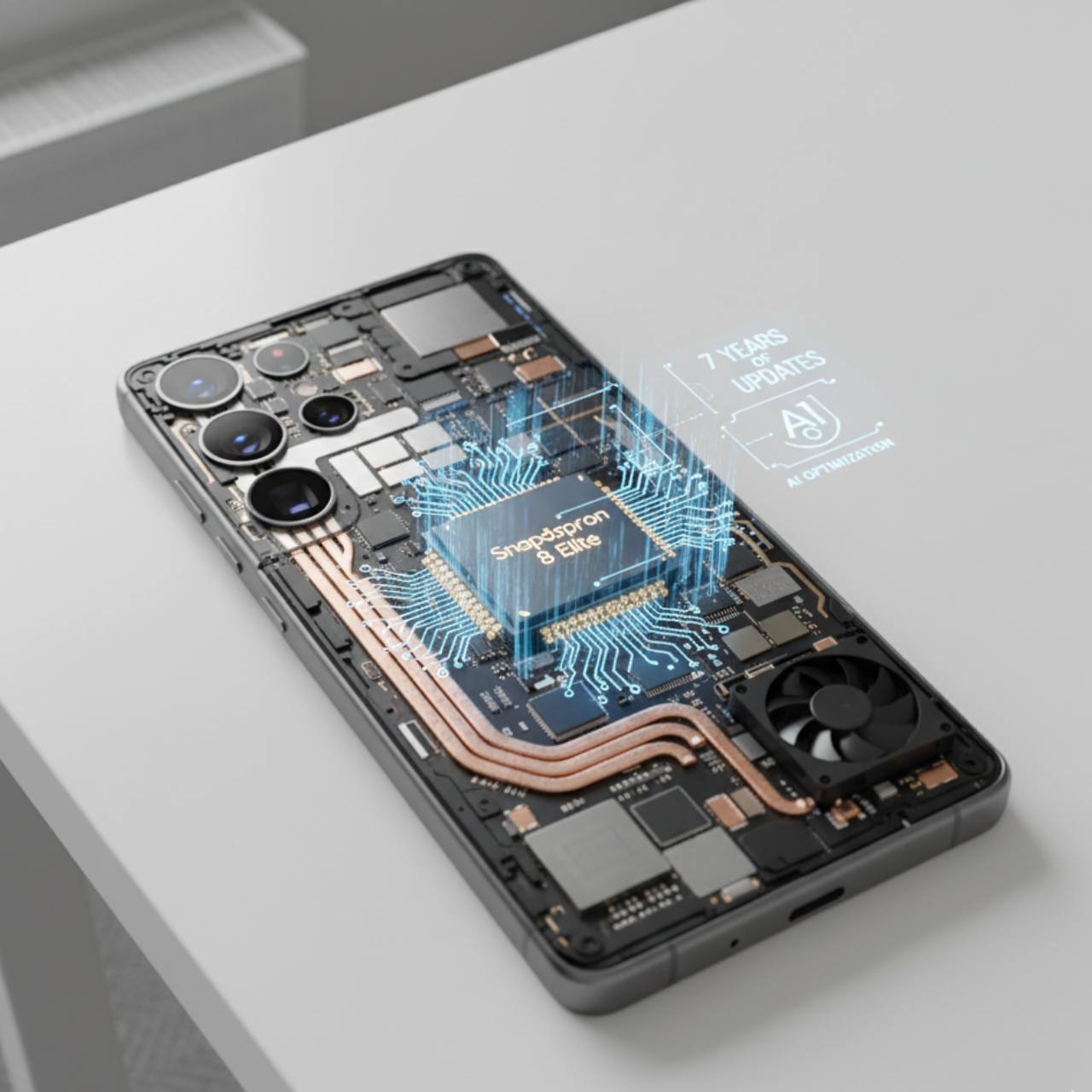 S25 ultra da Snapdragon 8 Elite işlemci kullanılmış