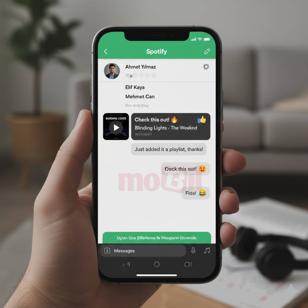 Spotify’a DM özelliği