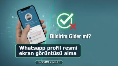 Whatsapp uygulaması üzerinden profil resmi ekran görüntüsünü alırsam karşı tarafa
