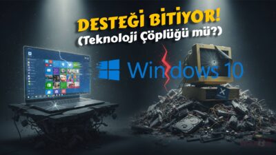 Windows 10 desteğinin 14 Ekim 2025'te bitmesi, donanım kısıtlamaları ve