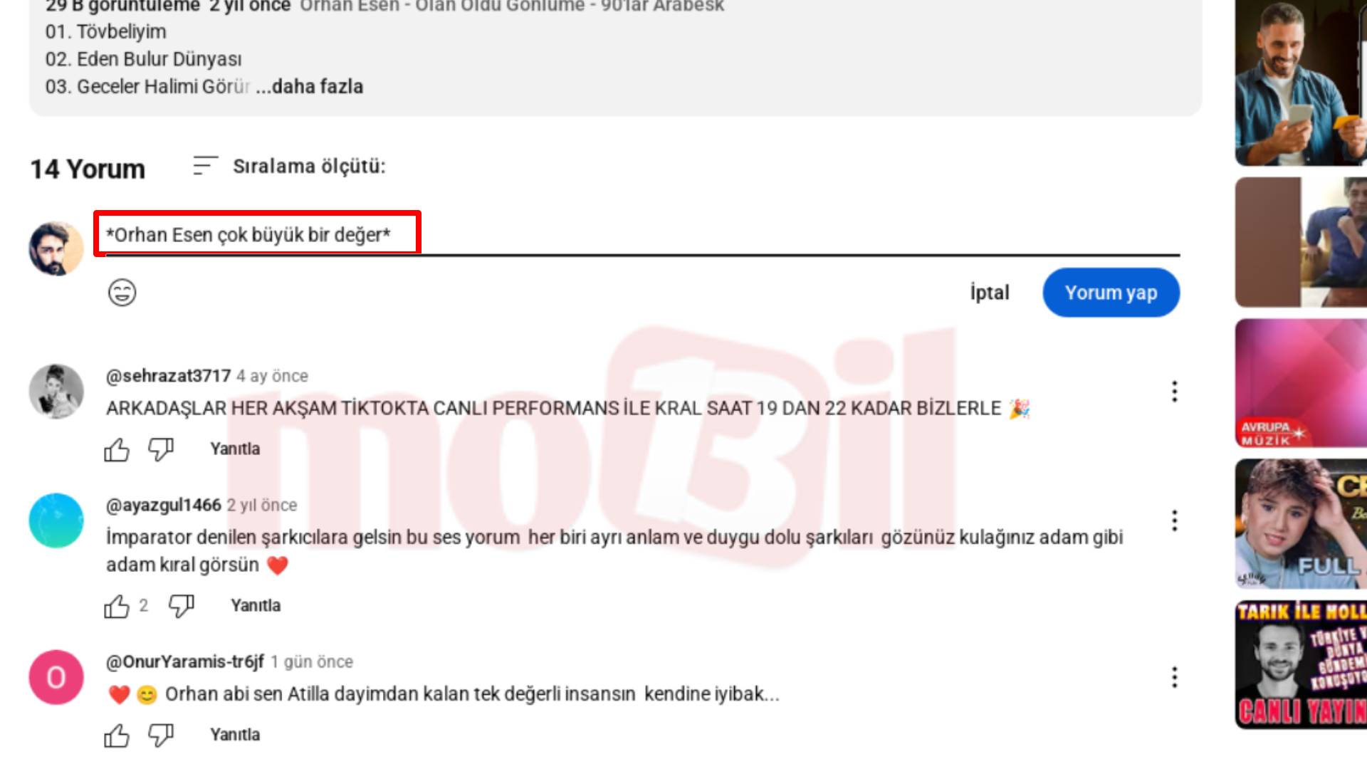 Youtube Yorum Kalın Yazı Yazma