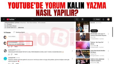 Youtube Yorum Kalın Yazma Nasıl Yapılır? (Siyah ve Bold) Youtube'da yorumları kalın yazı yazma nasıl yapılır hakkında tüm bildiklerimi