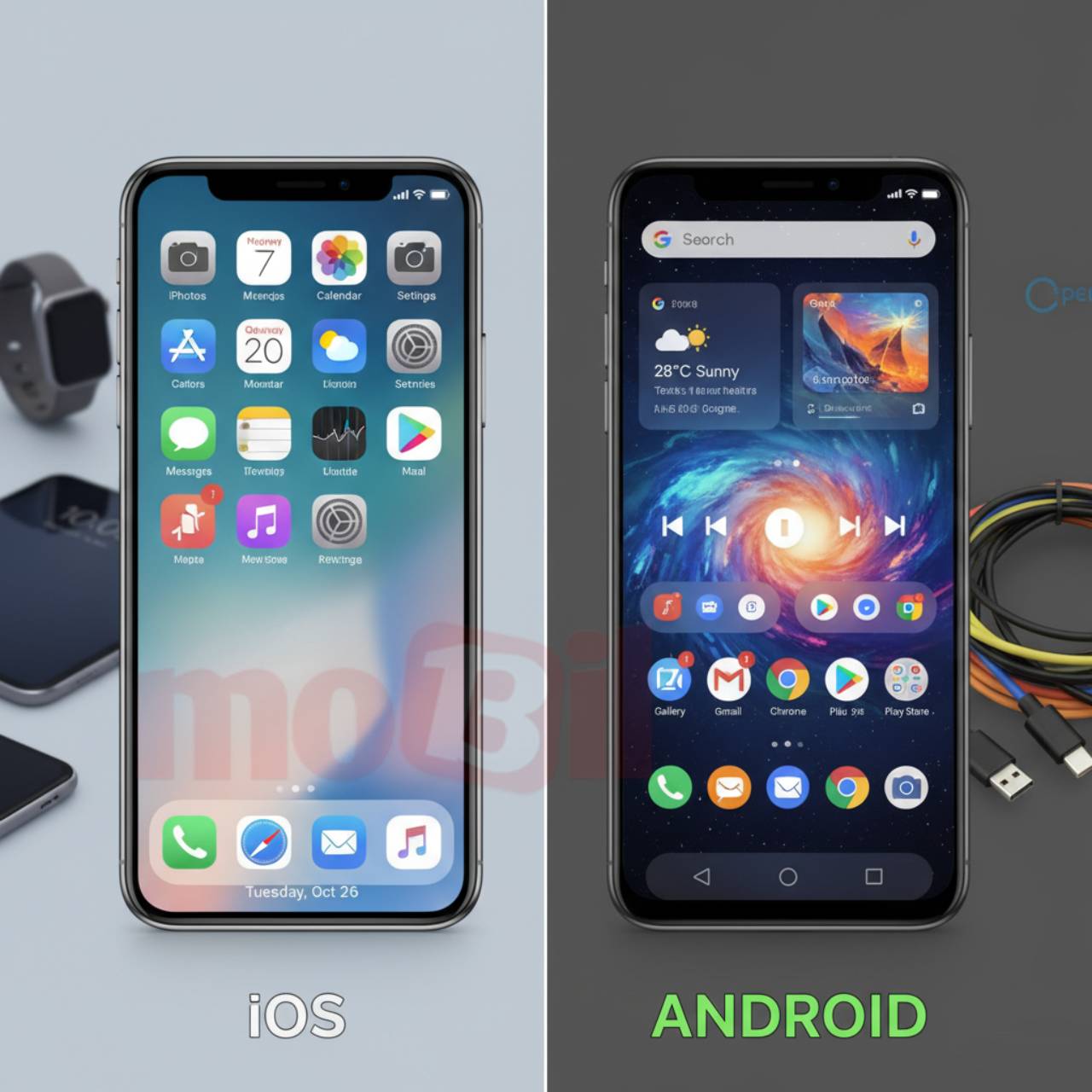 iOS hem de Android işletim sistemleri