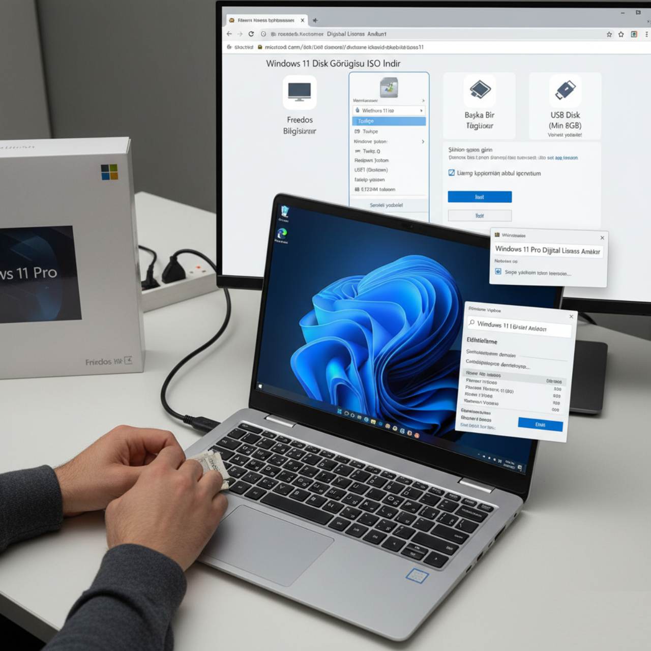 Freedos Bilgisayarınıza Kolayca Windows 11 Kurulum