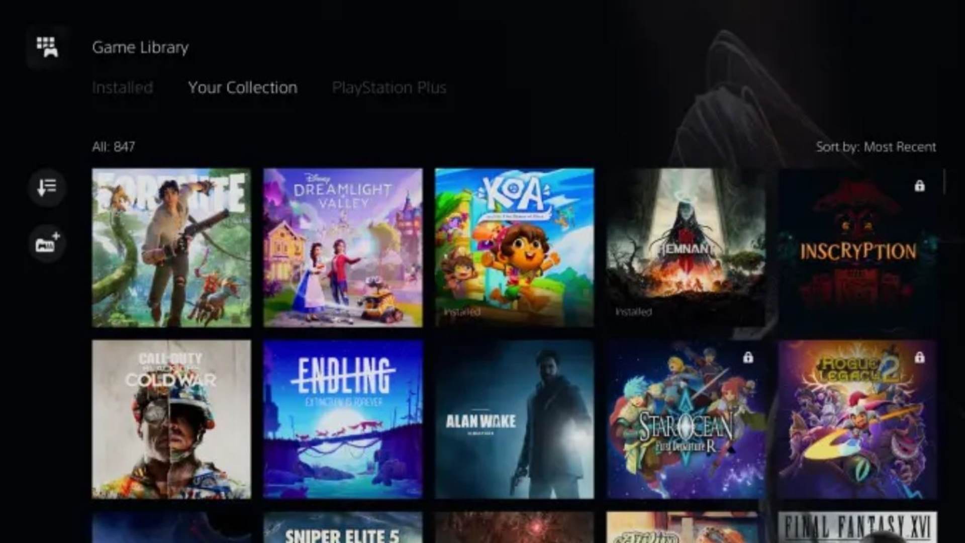 PlayStation 5 Oyun Kütüphanesi