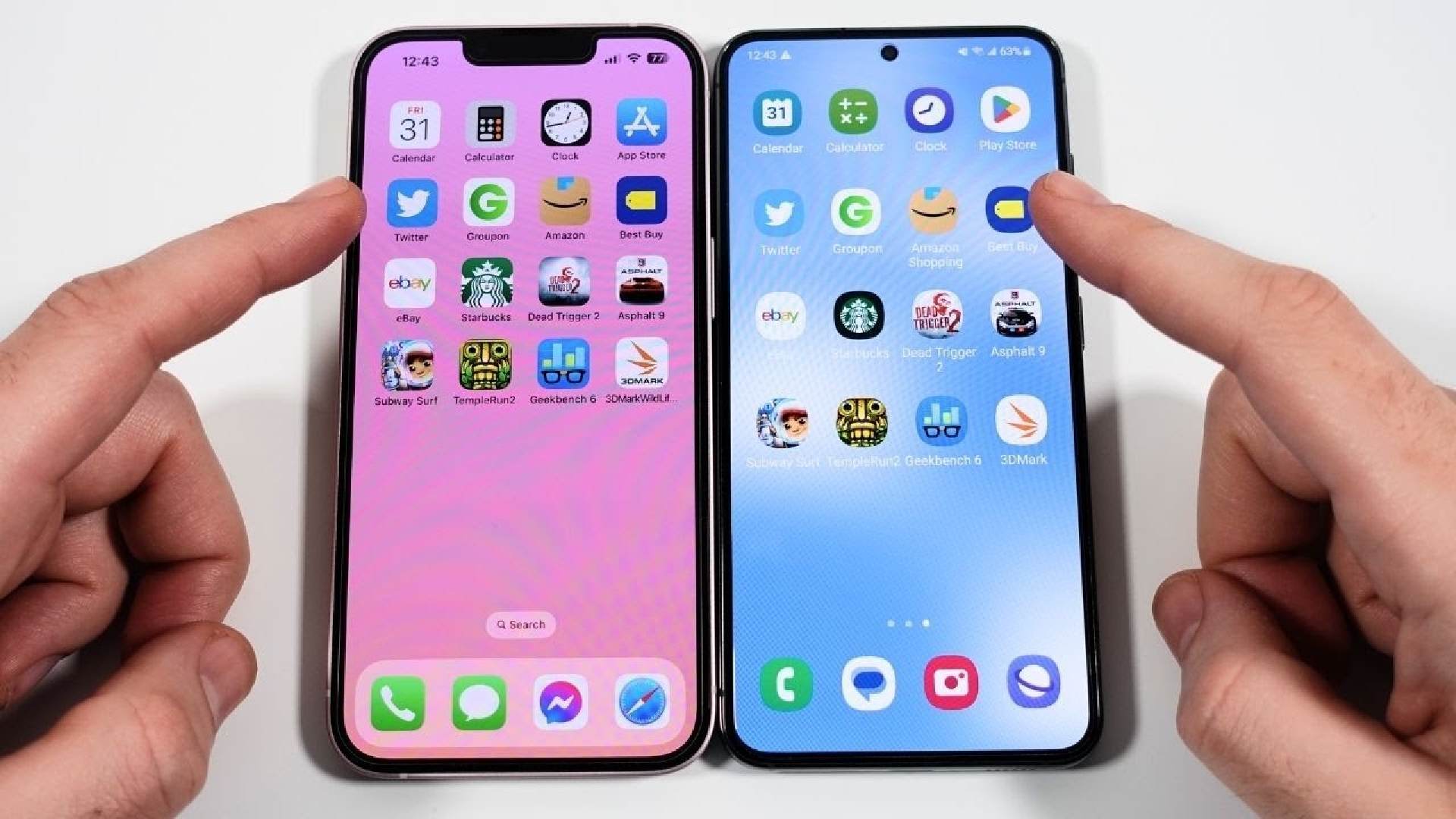 iPhone 13 mü, Galaxy S23 mü